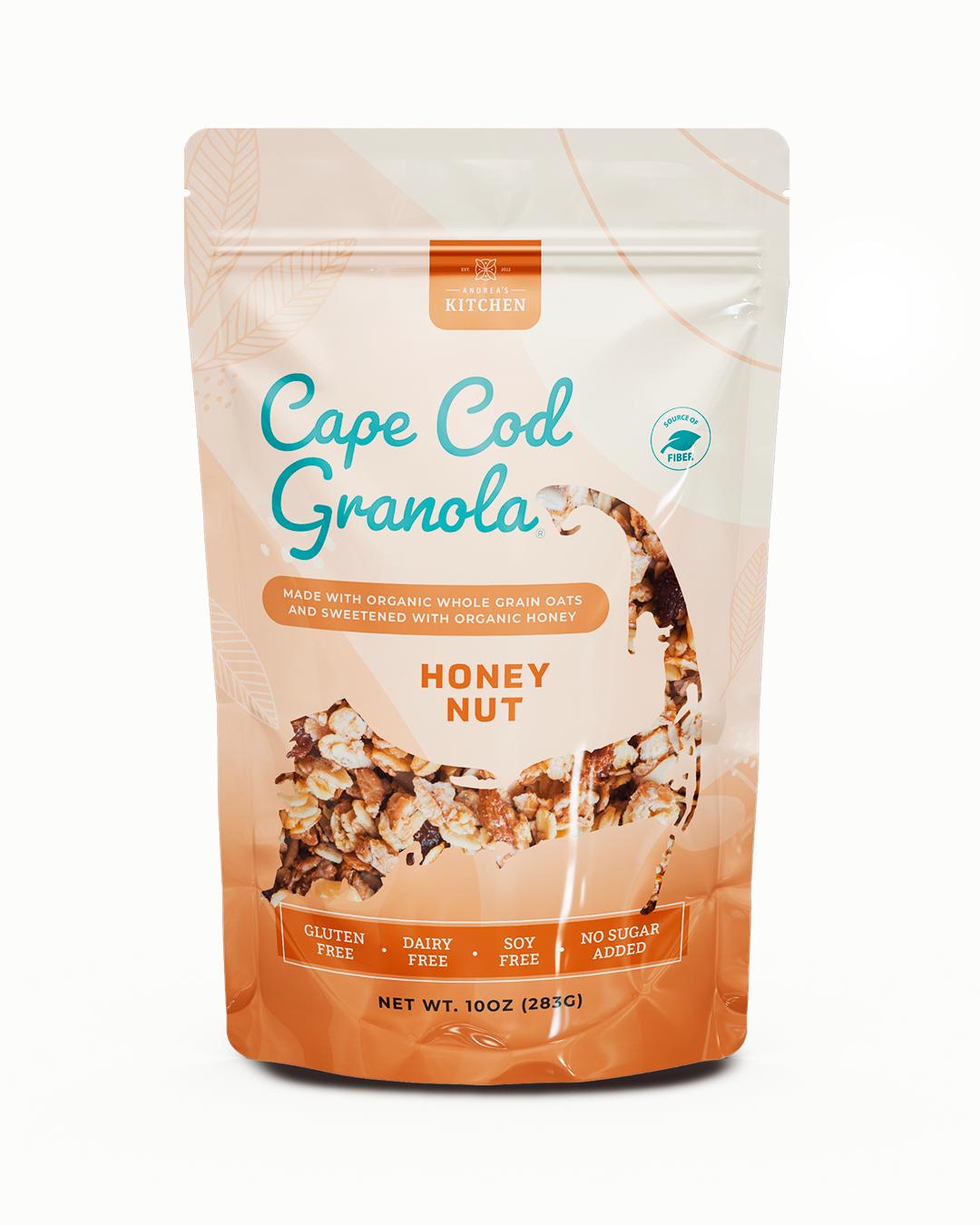 Cape Cod Granola Honey Nut - Healthy granola sweetened only with organic honey